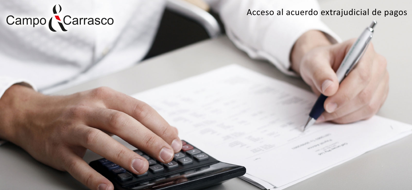 Formulario para facilitar el acceso al acuerdo extrajudicial de pagos -  Campo & Carrasco