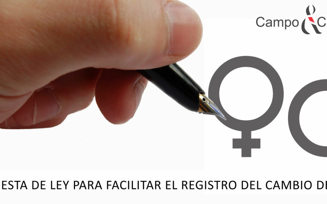 Propuesta de Ley para facilitar el registro del cambio de sexo